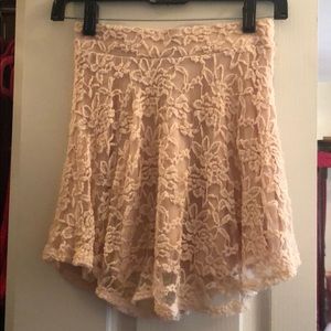 Easel Pink Lace Skirt